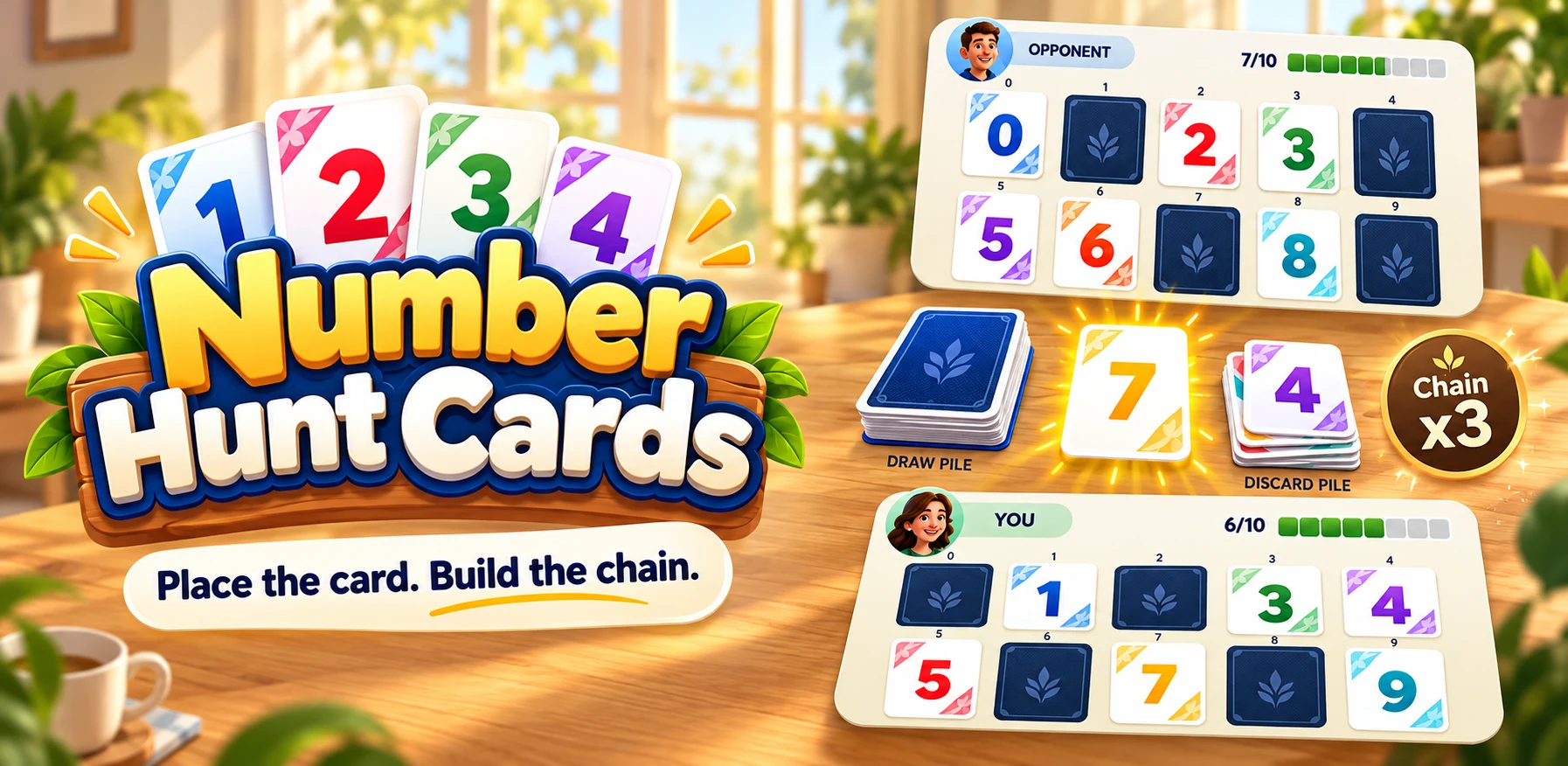 Number Hunt Cards promotional artwork